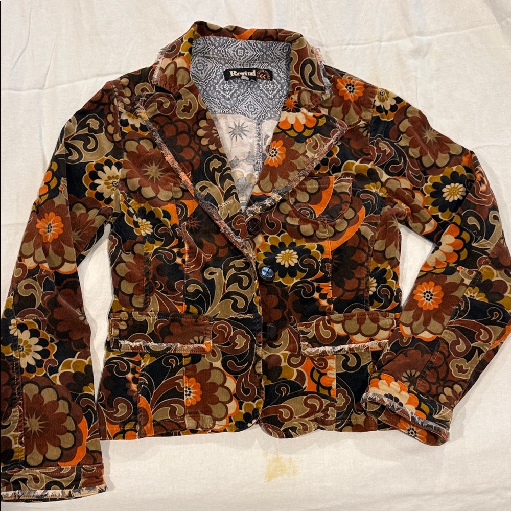 Rewind Paisley Patterned Jacket - image 1